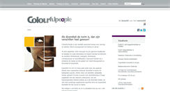 Desktop Screenshot of colourfulpeople.nl